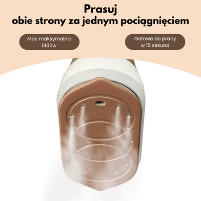 Glide 60 parownica do ubrań – widok z dołu